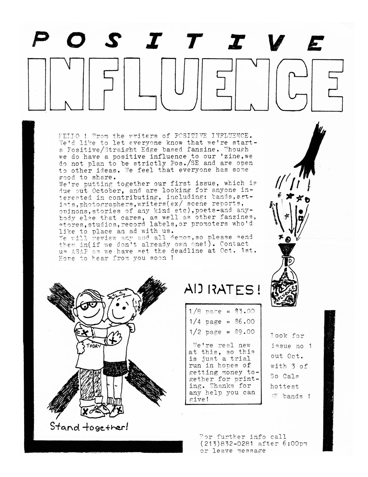 SLP-036: POSITIVE INFLUENCE Hardcore Fanzine Anthology | Shining